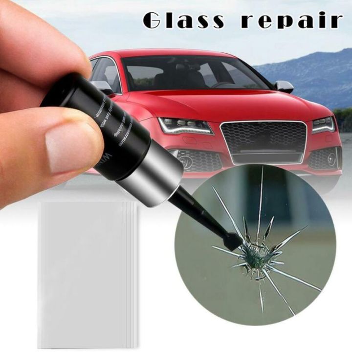 Car Glass Scratch Repair Fluid Agent Set DIY Auto Glass Repair