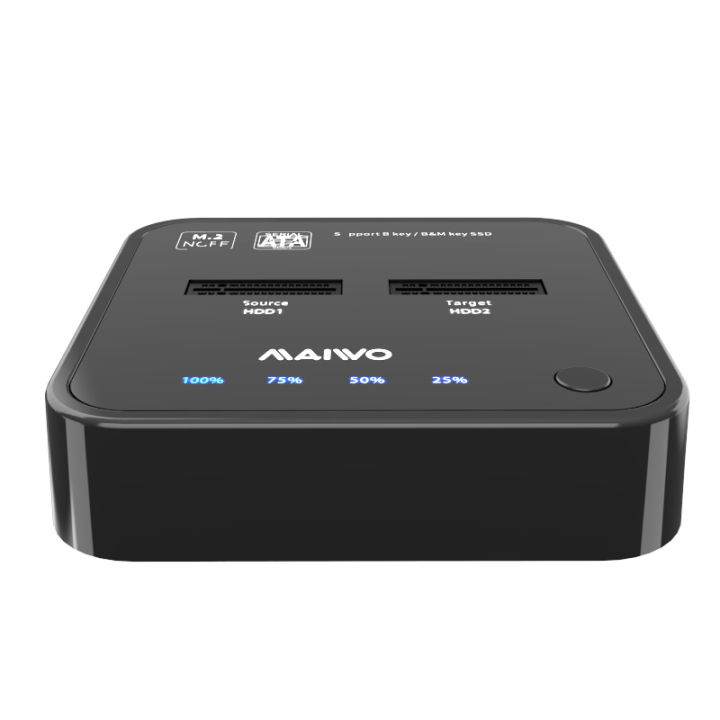 maiwo-k3016sg1-usb3-1-type-c-to-sata-m-2-1-1-duplicator-แท่นด๊อกกิ้งสำหรับ-sata-m-2-ssd-ของแท้-ประกันศูนย์-1ปี