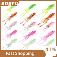 ANGRU4598 1ชิ้น5สีเหยื่อตกปลาเหยื่อปลอมสำหรับตกปลาเหยื่อแบบนิ่มเหยื่อปลาหมึกเหยื่อล่อปลา