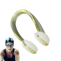 ☢ Nose Clip For Swimming Professional Waterproof Reusable Silicone Nose Plugs Silicone Swimming Nose Clip Plugs For Adults Kids