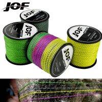 JOF 500M 300M 100M Multicolour PE Braided Wire 8 Strands Multifilament Invisible Spotted Fishing Line