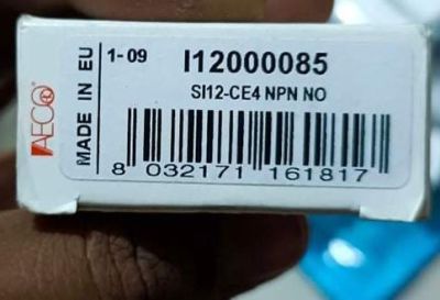 ใหม่ NEW SI12-CE4 NPN NO, Inductive Proximity Sensor, 12 mm diameter, 10-30 VDC, 3-wire, NPN   เหลือจากงาน (สภาพ  100%)