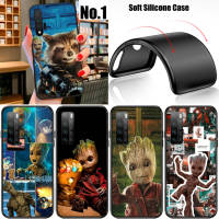 XMX73 Marvel I Am Groot อ่อนนุ่ม High Quality ซิลิโคน TPU Phone เคสโทรศัพท์ ปก หรับ Huawei Nova 7 SE 5T 4E 3i 3 2i 2 Mate 20 10 Pro Lite Honor 20 8x