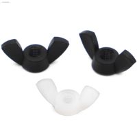 ❁๑ DIN315 White And Black Nylon Plastic Nut M3 M4 M5 M6 M8 M10 M12 Wingnut Butterfly Nut Ingot Wing Nuts