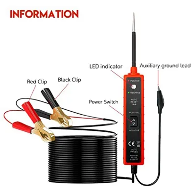 EM285 Auto Circuit Tester Multifunctional Drive Test Pen 6-24V Auto Circuit Diagnostic Tool