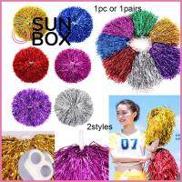 SUN BOX 1pc/1Pair คอนเสิร์ต ไม่ธรรมดา เครื่องแต่งกาย ที่จับสองรู เชียร์ลีดเดอร์ เชียร์บอล มัณฑนากรเต้นรำ อุปกรณ์กีฬาของสโมสร เชียร์ลีดเดอร์ปอมปอม