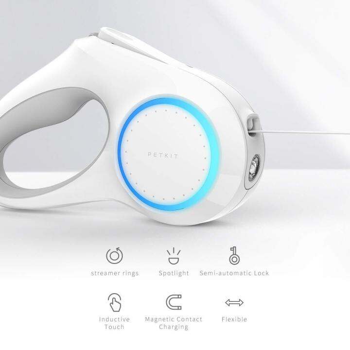 FANTASY E LIFE PETKIT GO SHINE PREMIUM Pet Dog LED Retractable Collar