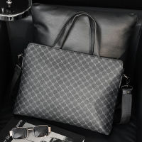 New Business Casual Men Top-Handle Bags Briefcase Men Handbag Fashion Print Shoulder Messenger Bag Crossbody Laptop Bag Totes