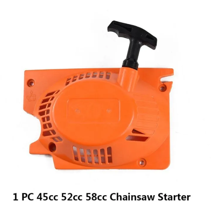 UKIღღ Chainsaw Starter 45cc 52cc 58cc Chainsaw Spare Parts Pull Recoil