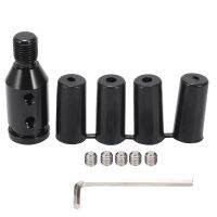 Universal Aluminum Shift Knob Adapter For Non Threaded Shifters 12X1.25MmCar Accessories (Black)