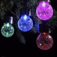 OKDEALS01 with Battery 1pcs Landscape Lights Garden Yard Decoration Small Chandelier LED Light Hanging Lights Solar Powered Lights Outdoor Light Crack