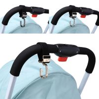 Baby Stroller Hook 360 Degree Rotation Pushchair Hanger Pram Cart Shopping Bag Clip Holder Organizer