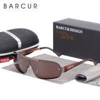 BARCUR Aluminum Magnesium Mens Sunglasses Pilot Driving Narrow Polarized Lens Man Sun Glass Women Gafas De Sol Shades