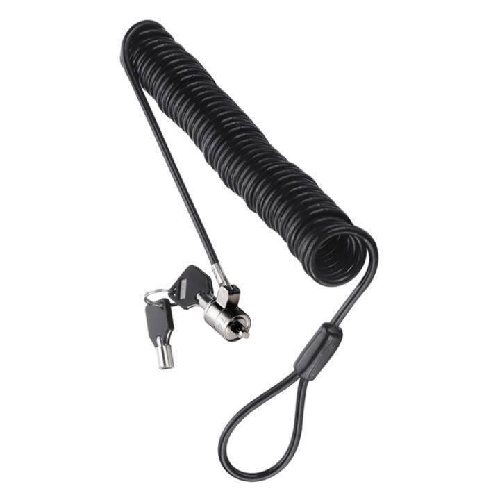 Slim Lock K-Slot Compatible, 5ft (1.5m) Locking Cable, Anti-Theft Security For Laptop/Notebook, Cut