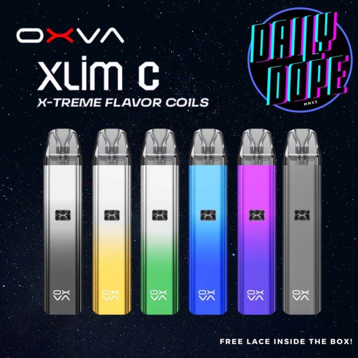 {Legit} Oxva Xlim C Pod Kit 900mAh with FREE Lanyard inside the Box ...