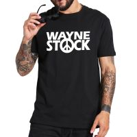 Newest Men T-Shirt Discount Fashion Popular Waynes World T Shirt Wayne Stock Letter Print Tshirt American Comedy Film Cotton Comfortable Crewneck Tops 7QEH