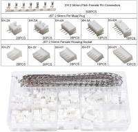 ชุดขั้ว DuPont 2.54มม. และชุดเครื่องมือ JST เชื่อมต่อ2.54มม. XH ชุดเครื่องกดสายเคเบิลคีมจีบวงล้อ460ชิ้นและ1550ชิ้น IWS-3220