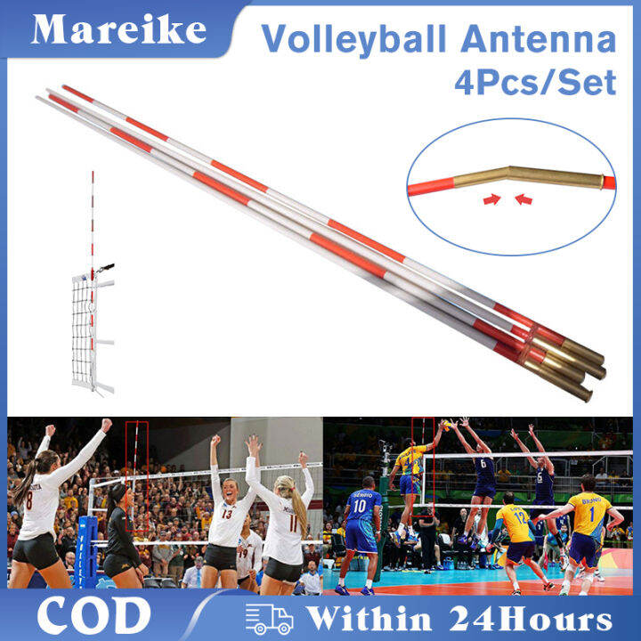 1 Pair Volleyball Antenna Set Volleyball Equipment Lazada PH