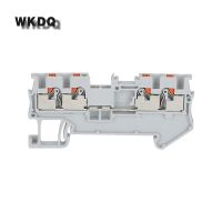 [HOT QAA,JXHKLWW 121] 10Pcs PT1.5 QU Push In 4ตัวนำปลั๊กคู่ Strip PT 1.5 QUATTRO สายไฟขั้วต่อ Din Rail Terminal Block PT 1.5 QU