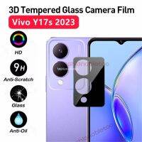 สำหรับ Vivo Y17s Y 17 S Y17 S VivoY17s 2023 3D ป้องกันเลนส์กล้องกระจกนิรภัยฟิล์มฟิล์มปกป้องป้องกันเต็มพื้นที่