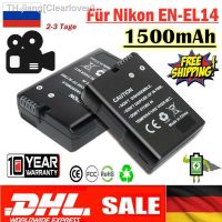 1500mAh Battery For Nikon EN-EL14 P7100 P7000 D5100 D3100 D3200 Camera new brend Clearlovey