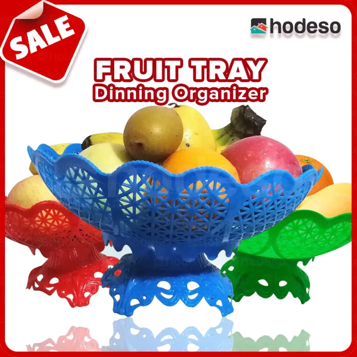 Hodeso Plastic Fruit Tray, Fruit Organizer , Fruit Tray, Fruit Basket