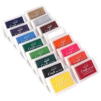 Craft Ink Pad Stamps Partner Diy Color 16 Color Craft Ink Pad for Stamps  Paper  Wood Fabric