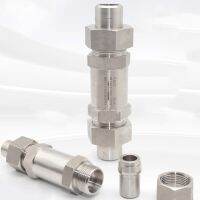 12 14 16 18 20 22-57mm Butt Weld 304 Stainless Steel Spring Non-return One Way Check Valve High Pressure 4500 PSI