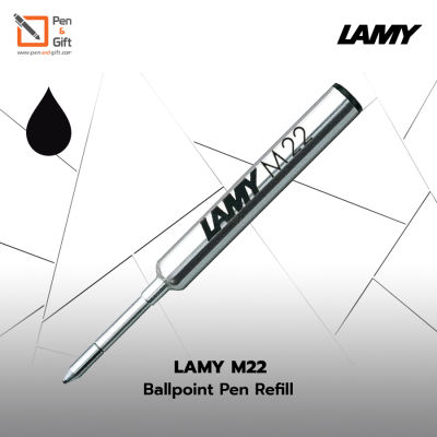 LAMY M22 Ballpoint Pen Refill Fine F 0.5 mm Black Ink –ไส้ปากกาลูกลื่น ลามี่ M22 หัว F 0.5 มม. หมึกดำ ของแท้ 100% [Penandgift]