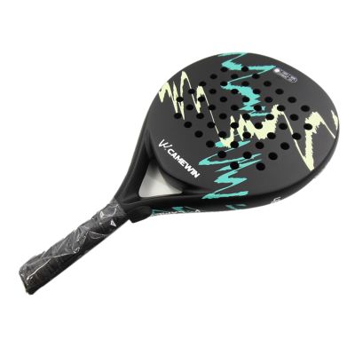 CAMEWIN 4018 Padel Racket Tennis Carbon Fiber Soft EVA Face Tennis Paddle Racquet Racket with Padle Bag Cover