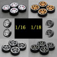 4 Pezzi 1/16 1/18 Pneumatico Per Auto Moo Con Ruote Accessori Per Auto Sportive Da Corsa Ad Alta Velocità RC Drift Diametro 34Mm 40Mm