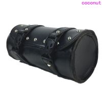 Motorcycle Fork Bag Handlebar Leather Tool Pouch Roll Barrel Bags for Yamaha Honda Kawasaki