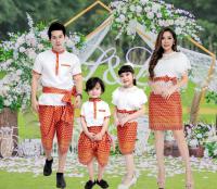 ชุดไทย ชุดไทยแม่ลูก ชุดครอบครัว Mae-Mali Dress เดรสลูกไม้ ชุดไทยประยุกต์ เดรสสวย ชุดไปงานบวช ชุดแม่ลูก ชุดไทยลูกไม้