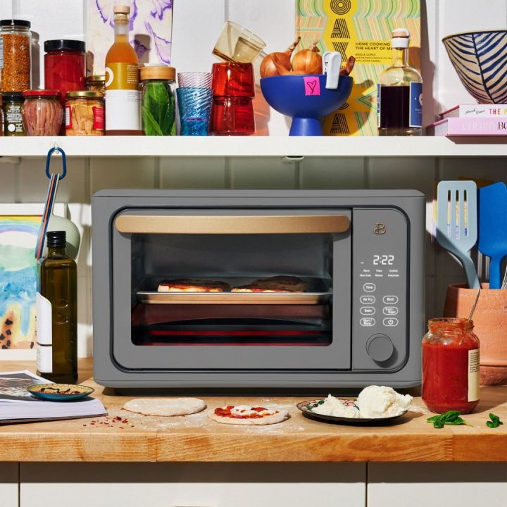 beautiful-6-slice-touchscreen-air-fryer-toaster-oven-black-sesame-by-drew-barrymore