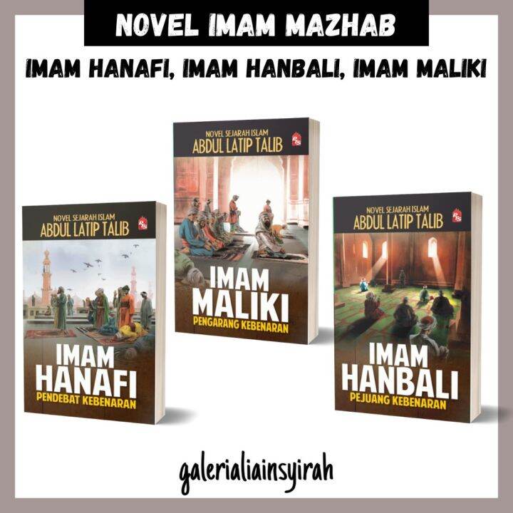 NOVEL SEJARAH Islam Siri Imam Mazhab Buku PTS Imam Hanafi Imam Hanbali ...