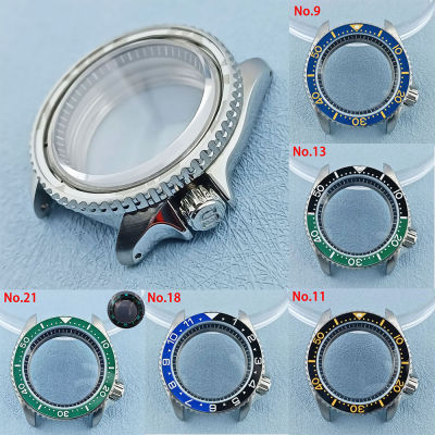 Skx 007 Watch Case 40Mm 316L Stainless Steel Sapphire Flat Glass  Watch Case FIT NH35 NH36 Movement NH34