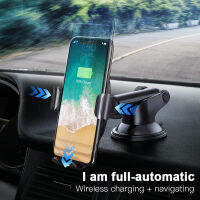 Baseus Car Wireless Charger Gravity Car Mount 4.0-6.5นิ้วแดชบอร์ดศัพท์มือถือ Air Outlet ที่วางศัพท์พร้อมการชาร์จแบบไร้สาย