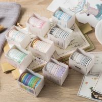 hot！【DT】☫  10pcs/pack Masking Washi Tape Set Label Sticker for Scrapbooking Album Planner Diary