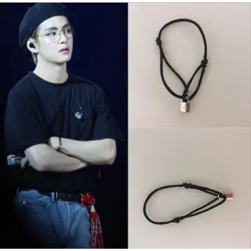 Bts v deals thread bracelet