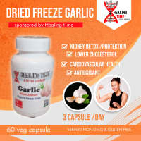 Dried freeze garlic กระเทียมอัดเม็ด 60capsule Kidney Protection  anti Fungi Mold Candida Bacteria  , low blood pressure , lower Cholesterol , help with impotence