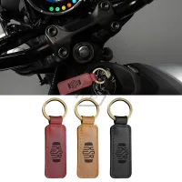 For Yamaha XSR 155 300 700 900 Keyring Motorcycle Cowhide Keychain Key Ring