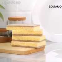 ♠☍✎ Eco-Friendly Natural Plant Based Scrub Sponges - 10 Pack Palm Fiber Dishwashing Sponge with Two-Sided Compostable Design