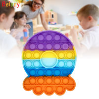 Belony 2021 Pop It Push Bubble เครื่องมือของเล่นดันเด้ง Bubble Fidget Sensory ของเล่นความเครียดบรรเทาเครื่องมือสำหรับเด็กและผู้ใหญ่