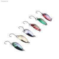 ♚✽┇ 6pcs Artificial Bait 2.5g Sequin Spoon Fishing Lure Trout Blinker Hard Bait Single Hook Outdoor Рыболовная приманка 40