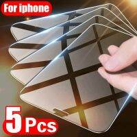 5PCS Screen Protector for iPhone 14 11 12 13 Pro XR X XS Max Tempered Glass for iPhone 12 13 Pro Max Mini 11 7 8 6 6S Plus Glass