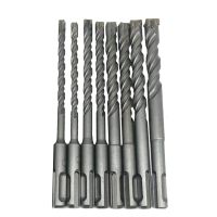 1 Sets 160mm 5-16mm SDS Plus Masonry Drill Bits Kit Multi-Point Carbide-Tipped Twin Spiral Hammer Drill Bits Set with Case