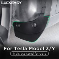 LUCKEASY For Tesla Model 3 Model Y 2020-2022 Rear Wheel Mud Flaps Car Modification Accessories Splash Guards Mud Fenders Kit