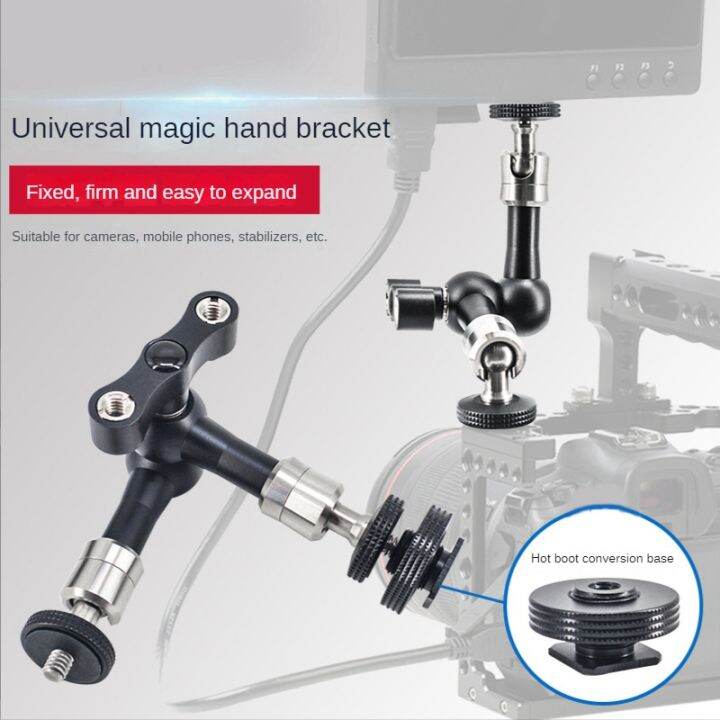 convenient-camera-arm-gimbal-bracket-crutch-monitor-bracket-portable-aluminum-alloy