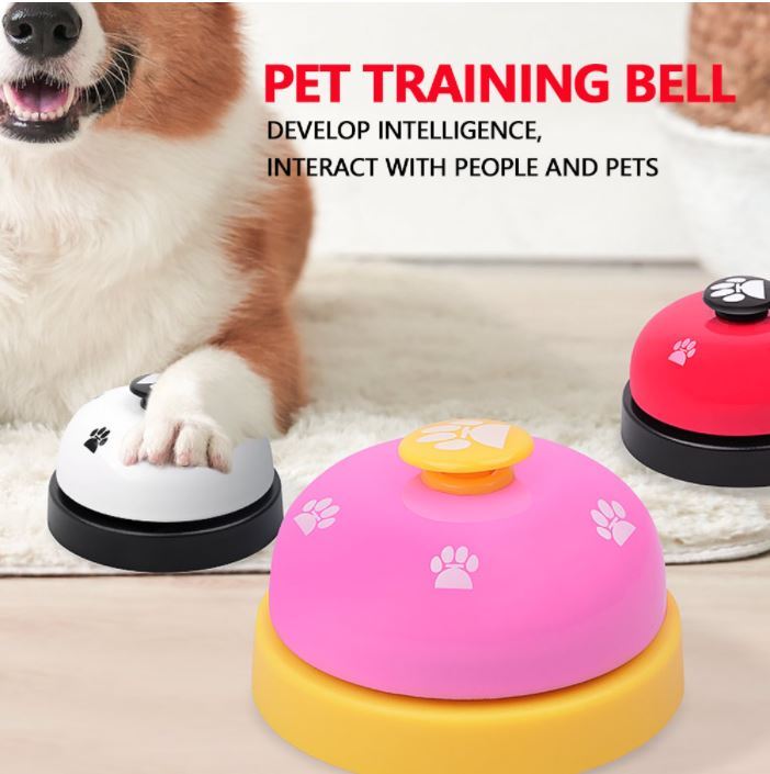 กระดิ่งฝึกสุนัข-ty101-กระดิ่งฝึกแมว-อุปกรณ์ฝึกสุนัข-ของเล่นแมว-ของเล่นหมา-pet-training-ring-bell