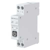 【LZ】∈✚✷  WiFi Inteligente Disjuntor 1P Din Rail Interruptor de Controle Remoto com Medição Equipamento Elétrico Parte 10A 16A 25A 32A 40A 50A 63A